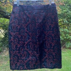 Worthington Black and Red Skirt Size 10